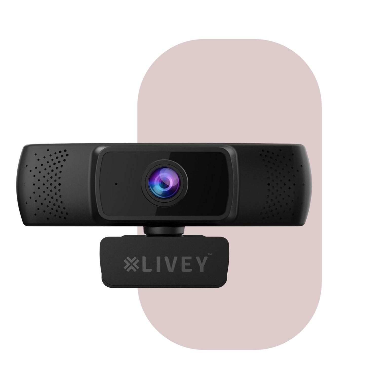Livey WC400 Webcam Manual Focus, High-Performance USB Webcam